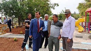 PAZARCIK BELEDİYESİNDEN DÜĞÜN SALONU VE PARK ÇALIŞMASINDA SONA DOĞRU