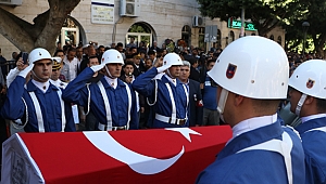 ŞEHİT JANDARMA UZMAN ÇAVUŞ TÜRKEL, SON YOLCULUĞUNA UĞURLANDI