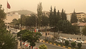 TOZ BULUTU PAZARCIK İLÇESİNİ DE ESİR ALDI 