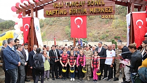 TÜRKİYE'NİN İLK RAFTİNG EĞİTİM MERKEZİ TUNCELİ'DE AÇILDI 
