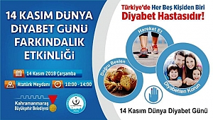 BÜYÜKŞEHİR’DEN DİYABET ETKİNLİĞİ