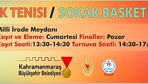 BÜYÜKŞEHİR'DEN SOKAK TURNUVASI