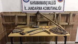 DEFİNECİLER SUÇÜSTÜ YAKALANDI 