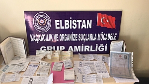 ELBİSTAN POLİSİNDEN TEFECİLİK OPERASYONU