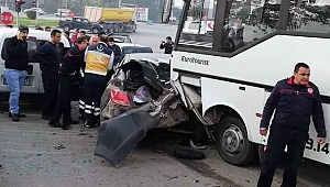 KAHRAMANMARAŞ'TA 10 ARAÇ BİRBİRİNE GİRDİ: 2 YARALI 