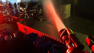 KAHRAMANMARAŞ’TA FABRİKA YANGINI 