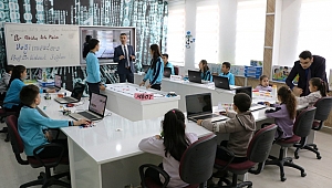 KÖY OKULUNDA ROBOTİK KODLAMA SINIFI 