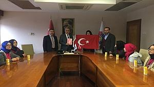 ZEKERİYA TANRIVERDİ İMAM HATİP ORTAOKULU ÖĞRENCİLERİ REKTÖR CAN’I ZİYARET ETTİ