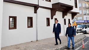 BAŞKAN ERKOÇ’TAN KÜLTÜR KAMPÜSÜ’NDE İNCELEME