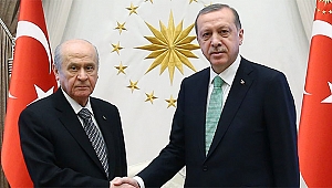 CUMHURBAŞKANI ERDOĞAN BAHÇELİ GÖRÜŞMESİ SONA ERDİ