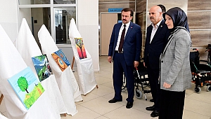 ENGELSİZ SANAT SERGİSİ AÇILDI