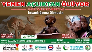 İNSANLIĞIMIZ ÖLMESİN YARDIM KAMPANYASI