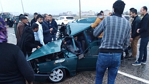 KAHRAMANMARAŞ’TA ZİNCİRLEME KAZA: 4 YARALI 