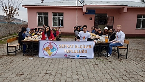 ŞEFKAT ELÇİLERİ İHTİYAÇ SAHİPLERİNE EL UZATMAYA DEVAM EDİYOR