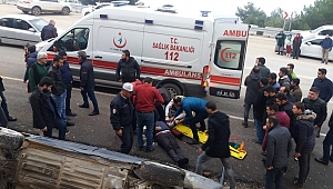 YEDİ KUYULAR KAYAK MERKEZİ YOLUNDA TRAFİK KAZASI: 4 YARALI 