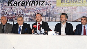  ANKARA'DA BULUNAN STK'LAR ÖZHASEKİ'Yİ DESTEKLEME KARARI ALDI 