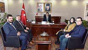 BAŞKAN AYDIN KAMU KURUM ZİYARETLERİNE KAYMAKAM DEMİR İLE BAŞLADI