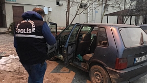  ÇALINAN OTOMOBİL VATANDAŞIN DİKKATİ SAYESİNDE BULUNDU 