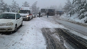 KAHRAMANMARAŞ-KAYSERİ YOLU SÜRÜCÜLERE GEÇİT VERMİYOR 