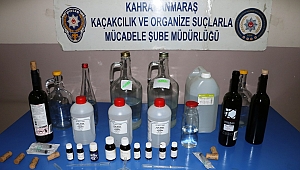 KAHRAMANMARAŞ’TA SAHTE İÇKİ OPERASYONU 