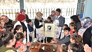 OKUMUŞ; ÖĞRENCİLERLE BİRLİKTE EBRU SANATI YAPTI