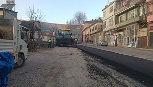 SARAYALTI CADDESİNE SICAK ASFALT