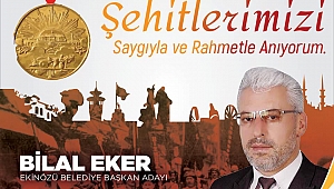 BAŞKAN ADAYI EKER 'DEN 12 ŞUBAT KURTULUŞ BAYRAMI MESAJI