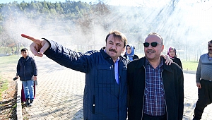 BAŞKAN ERKOÇ MENZELET MİLLET BAHÇESİ’NDE
