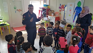 JANDARMADAN ÖĞRENCİLERE TRAFİK EĞİTİMİ 