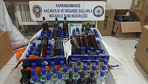 KAHRAMANMARAŞ’TA KAÇAK İÇKİ OPERASYONU 