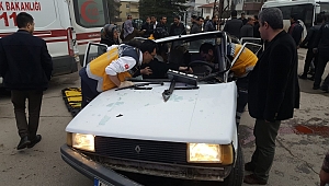 KAHRAMANMARAŞ’TA TRAFİK KAZASI: 4 YARALI 