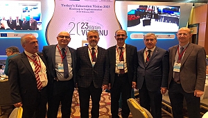 REKTÖR CAN, 2023 TÜRKİYE EĞİTİM VİZYONU ÇALIŞTAYINA KATILDI