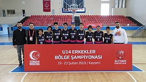 U14 ERKEK BASKETBOL BÖLGE ŞAMPİYONASI SONA ERDİ 