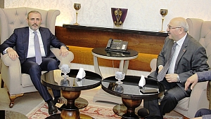 AK PARTİ GENEL BAŞKAN YARDIMCISI MAHİR ÜNAL'DAN VALİ KÖŞGER'E ZİYARET