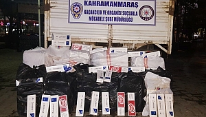 KAHRAMANMARAŞ'TA KAÇAK SİGARA OPERASYONU: 2 GÖZALTI 