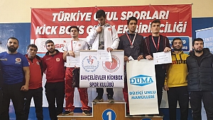 KİCK BOKSTA TÜRKİYE İKİNCİSİ OLDULAR
