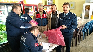 AFŞİN’DE JANDARMA VE ZABITA’DAN ORTAK UYGULAMA!