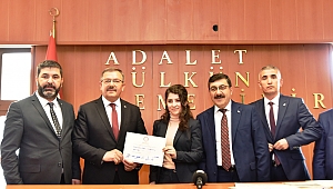 BAŞKAN AYDIN YENİ DÖNEM MAZBATASINI ALDI