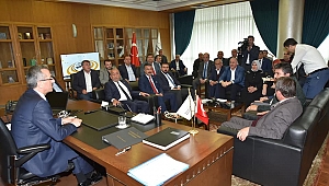 BAŞKAN OKUMUŞ; HAYRETTİN GÜNGÖR BAŞKANIMLA SIRT SIRTA VEREREK GÜZEL HİZMETLER YAPACAĞIZ