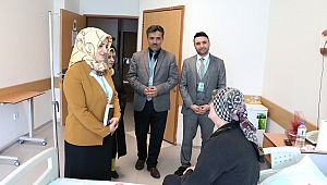 DİN GÖREVLİLERİNDEN HASTALARA MANEVİ DESTEK 