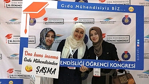 GIDA MÜHENDİSLİĞİ 10. ÖĞRENCİ KONGRESİ BAŞLADI 