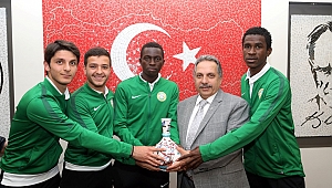 ŞAMPİYON TALASGÜCÜ'NDEN BAŞKAN YALÇIN'A ZİYARET    