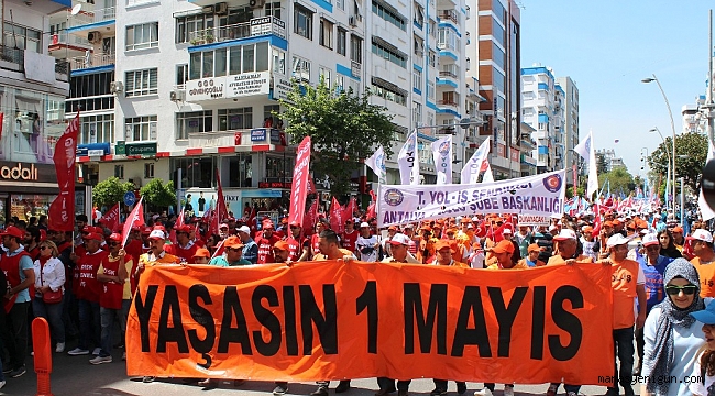 ANTALYA'DA 1 MAYIS EMEK VE DAYANIŞMA GÜNÜ