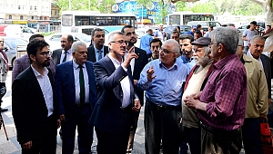 BAŞKAN GÜNGÖR’DEN ESNAF VE VATANDAŞ ZİYARETİ