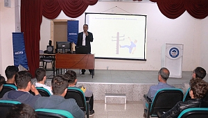 ÖĞRENCİLERE İŞ SAĞLIĞI VE GÜVENLİĞİ SEMİNERİ VERİLDİ 