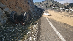 TRAKTÖR KAZASINDA YAŞLI ÇİFT ÖLDÜ 