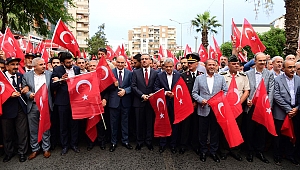 15 TEMMUZ COŞKULU BİR ŞEKİLDE ANILDI