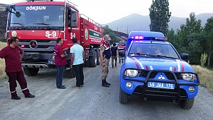 AFŞİN'DE ORMAN YANGINI BÜYÜMEDEN SÖNDÜRÜLDÜ 