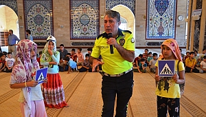 CAMİLERDE TRAFİK EĞİTİMİ VERİLMEYE BAŞLANDI 