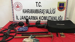DEFİNE AVCILARI SUÇÜSTÜ YAKALANDI